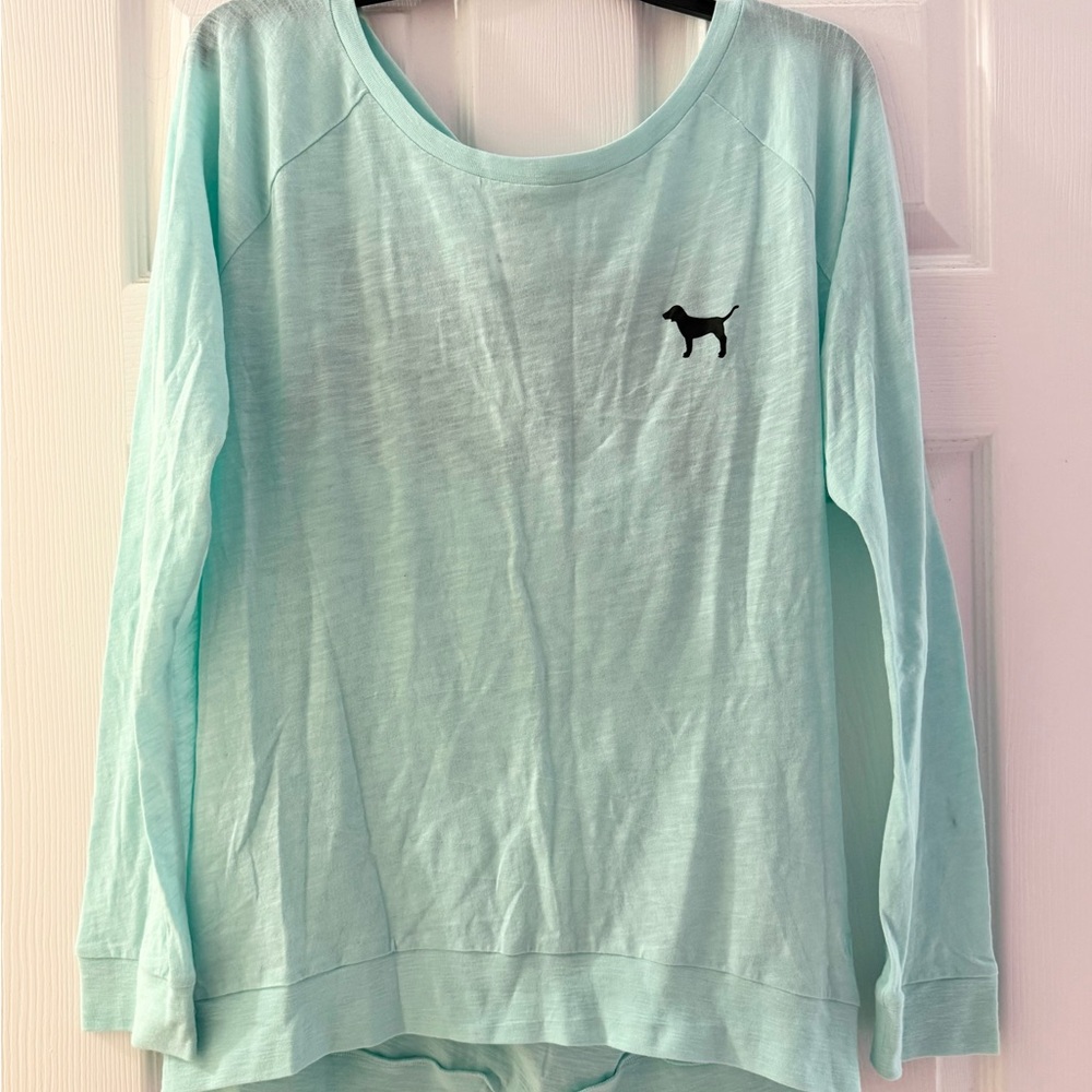 Victoria's Secret Pink Light Blue Tee